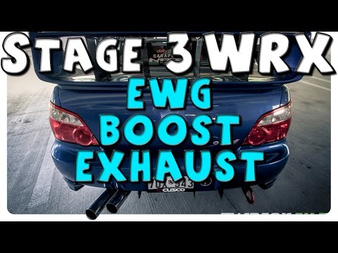 Stage 3 WRX | External Wastegate in Tunnels | LOUD