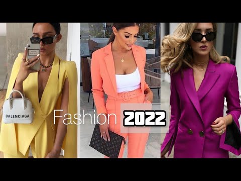 MODA 2022 MUJER OUTFITS CÓMO COMBINAR ROPA De MODA COLORES 2022 MUJER TENDENCIAS 2022