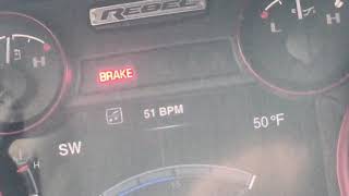 Dodge Ram – Turning on and off the parking brake