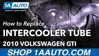 How to Replace Intercooler Tube 10-14 Volkswagen GTI