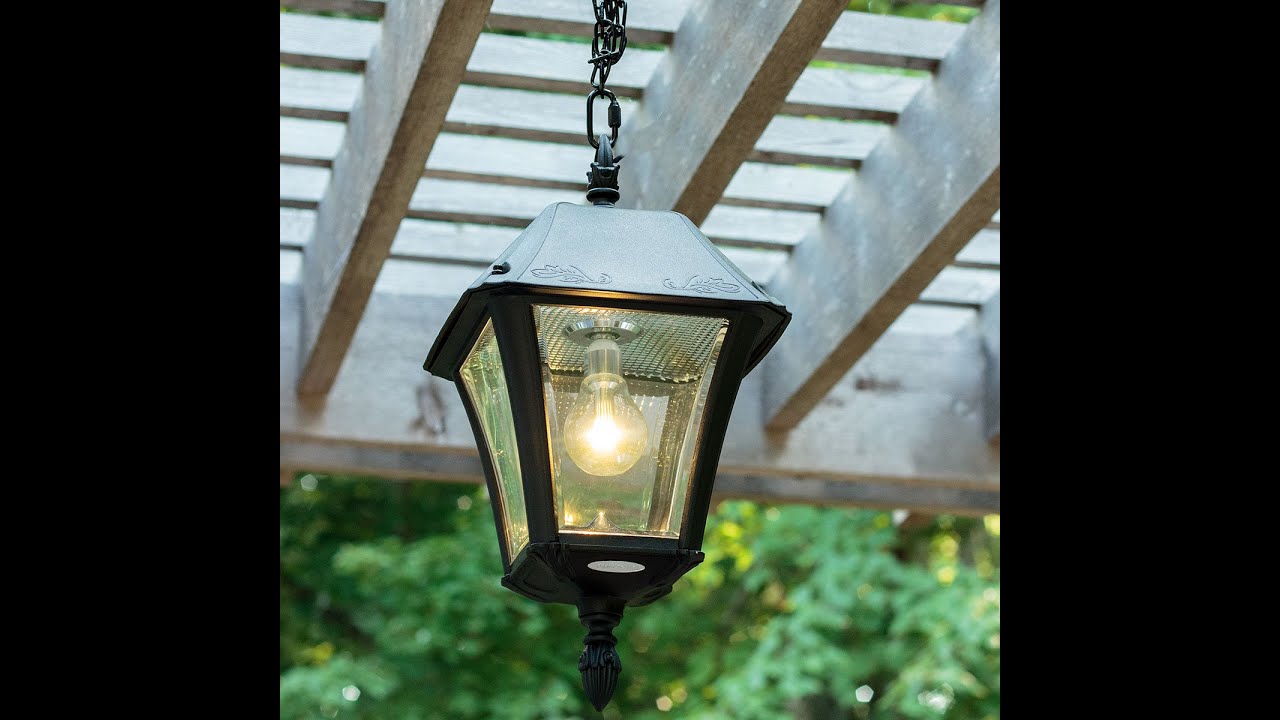 Video 1 Watch A Video About the Black Solar LED Outdoor Hanging Light
