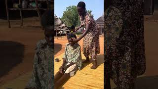 African village hot comb