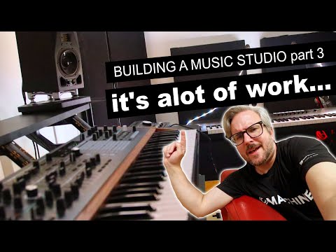 Building a Synthesizer Music Studio ep 3… it’s alot of work