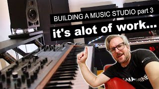 Building a Synthesizer Music Studio ep 3… it’s alot of work