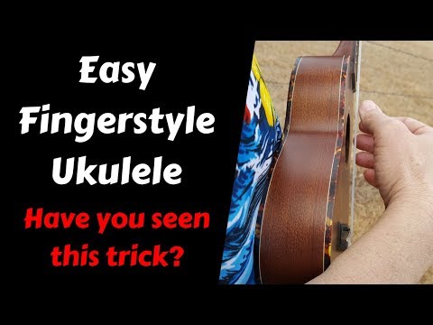 Easy Fingerstyle Ukulele - (Fingerpicking Patterns) First Beginner lesson tutorial - Play two songs