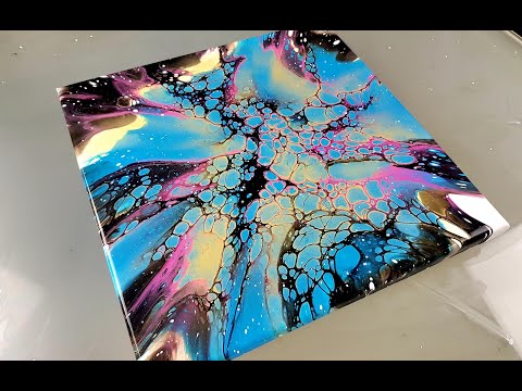 #87| Bloom 3 🌸 ONLY Paint & Floetrol + My Pillow Recipe - Cells Without Silicone