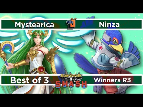 Mystearica (Palutena) vs Ninza (Falco) Winners R3 - Boardwalk Smash #38 - SSBU