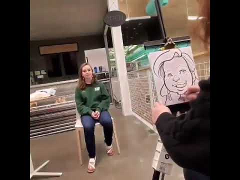 Promotional video thumbnail 1 for Caricatures by Marietta Delene