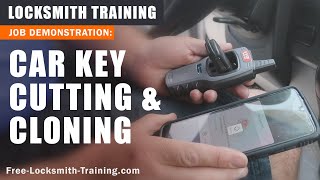 Vehicle Key Duplication & Cloning | How to Cut and Program a Car Key | Free-Locksmith-Training.com