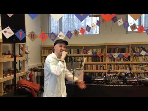 Propazha soundchecking for TMW 2018 at Liivalaia Uuskasutuskeskus