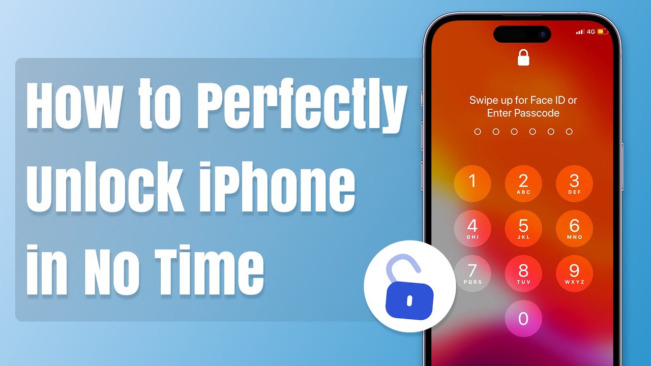 Unlock iPhone with Broken Screen YouTube video