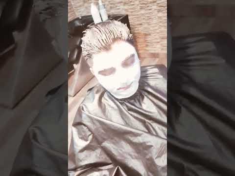 Hair cutting for men and hair color and Dtn #hairstyle #youtubeshorts #mobin salmani9594 #2023