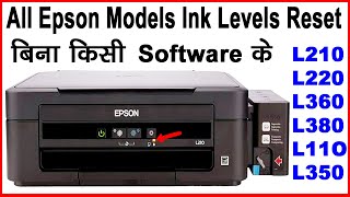ink level reset epson l210