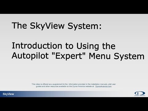 SkyView Autopilot - Expert Mode #1:  Introduction