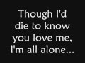 Evanescence - Missing (lyrics)