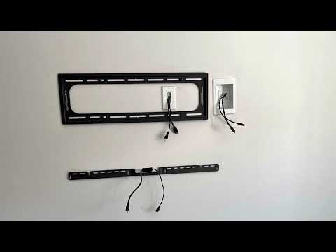 TV and sound bar installation
