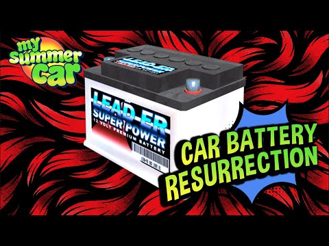 My Summer Car 💚 How to Revive a Car Battery? HALOWEEN SPECIAL but it's 5th of Oct.