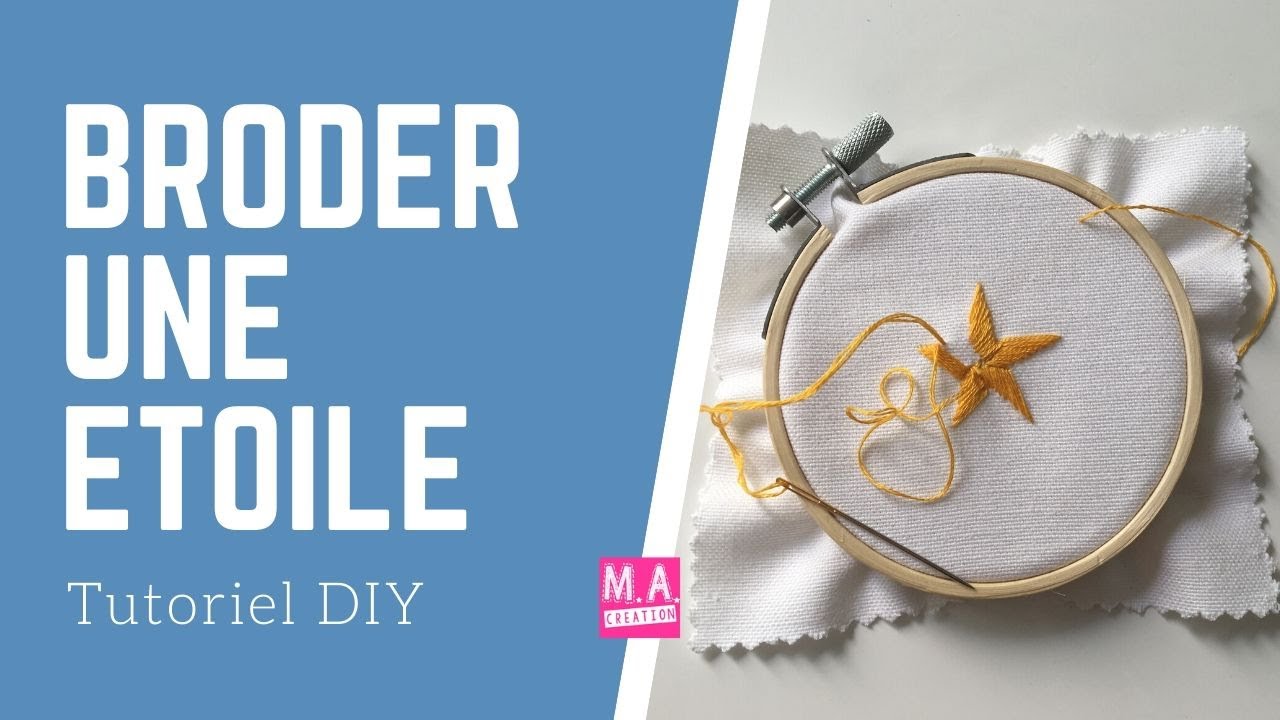 Broder une étoile facilement