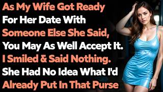 As My Wife Got Ready For Her Date With Someone Else She Said, You May As Well Accept It  I Smiled An