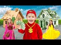 Oliver Rich Vs Poor Vs Giga Rich Playhouse Challenge