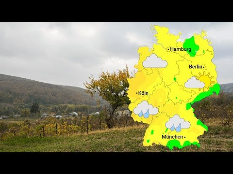 Am Mittwoch trüb und teils nass (23.10.2018)