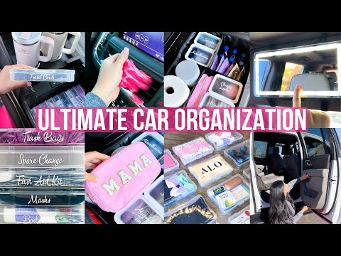 ULTIMATE CAR ORGANIZATION | Satisfying Clean and Car Restock Organizing on a Budget Video