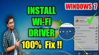 wireless network connection not showing in windows 7 | computer me wifi driver kaise install kare