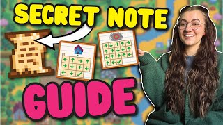 Secret Notes Guide for Stardew Valley