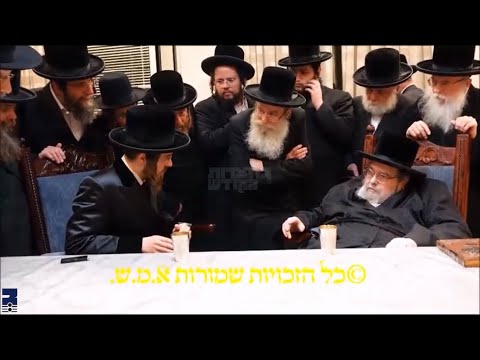 Sadigura Rebbe Visits Belz Rebbe