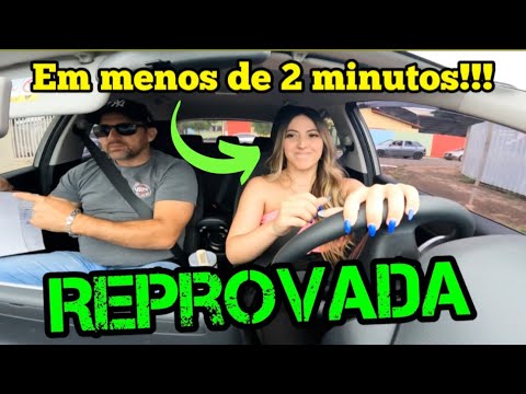 DETRAN Practical Exam Mock Exam - Failed in Less than 2 Minutes, See Absences!!! #CNH #Detran2025