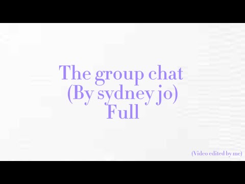 The group chat 💬 #sydneyjo #tiktok #season4 !!