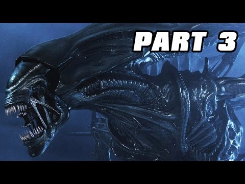Let's Play Alien Vs Predator 3 Deutsch #03 Marine Story - Alien Queen Kampf