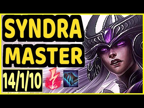 STROMPEST (SYNDRA) - 14/1/10 KDA GAMEPLAY - NA Ranked MASTER