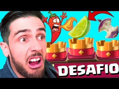 DESAFIO DA COMIDA NO CLASH ROYALE