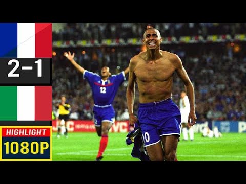 France 2 x 1 Italy (Zidane, Totti, Del Piero) ●UEFA Euro 2000 Final Extended Goals & Highlights HD