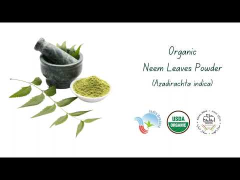 Organic neem leaves powder