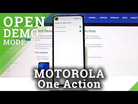 How to Enable Demo Mode in Motorola One Action – Special Floor Mode