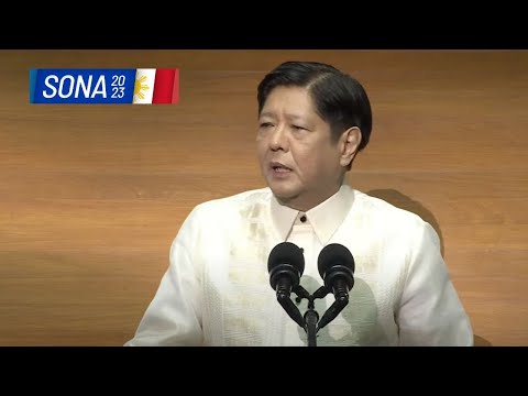 SONA 2023 FULL SPEECH President Bongbong Marcos' 2nd State of the Nation Address