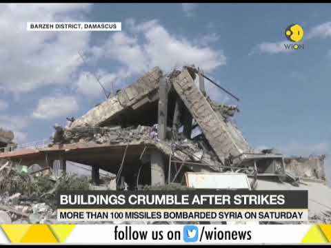 Trump strikes Syria: More than 100 missiles bombarded Syria on Saturday