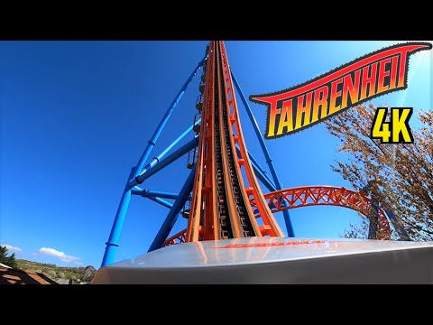 Fahrenheit "97° & Falling Fast" Front Row POV - Hersheypark Roller Coaster
