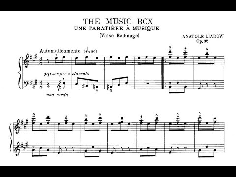 Lyadov - The music box (Nelson Freire, piano; 10 year-old)