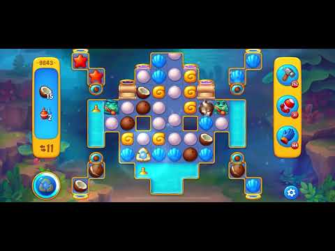 Fishdom level 9843 no boosters フィッシュダム ノーマル