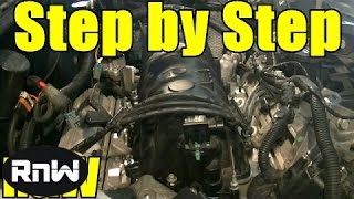 Chevy 3.8L Upper + Lower Intake Manifold Gasket and Tensioner Replacement Part 1