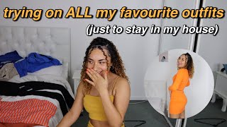 trying on all my favourite outfits because i can't go out : TRY ON HAUL