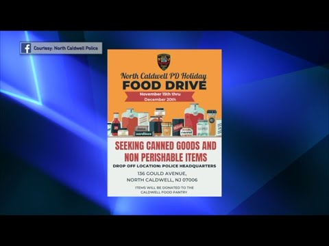 NJ North Caldwell Police Department’s Annual Holiday Food Drive