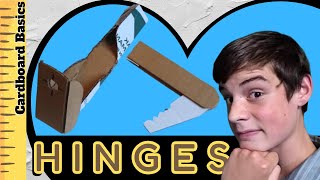 How to Make a Cardboard Hinge (Cardboard Basics)