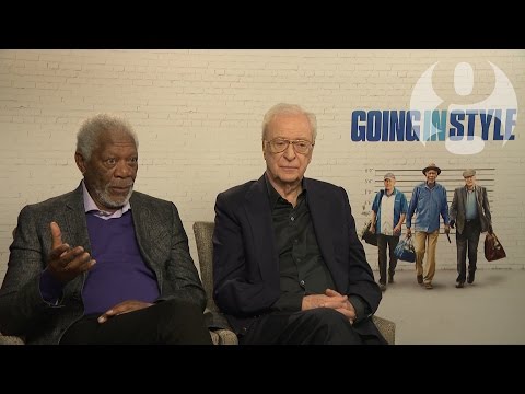 Michael Caine and Morgan Freeman on Going in Style: 'People have to be taken care of'