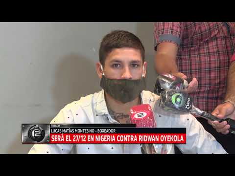 Matías Montesino en busca del título Super Pluma