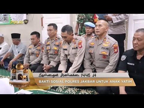 BAKTI SOSIAL POLRES JAKBAR UNTUK ANAK YATIM DI PANTI ASUHAN AL HADIST