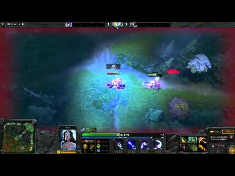 DOTA2 Ultra1v1 6.86 Mirana vs Luna